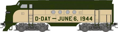 D-Day - A Unit Locomotive & Caboose Set